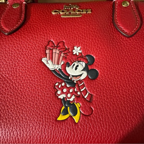 🐭 Disney X Coach Rowan Satchel With Minnie Mouse - Picture 15 of 16
